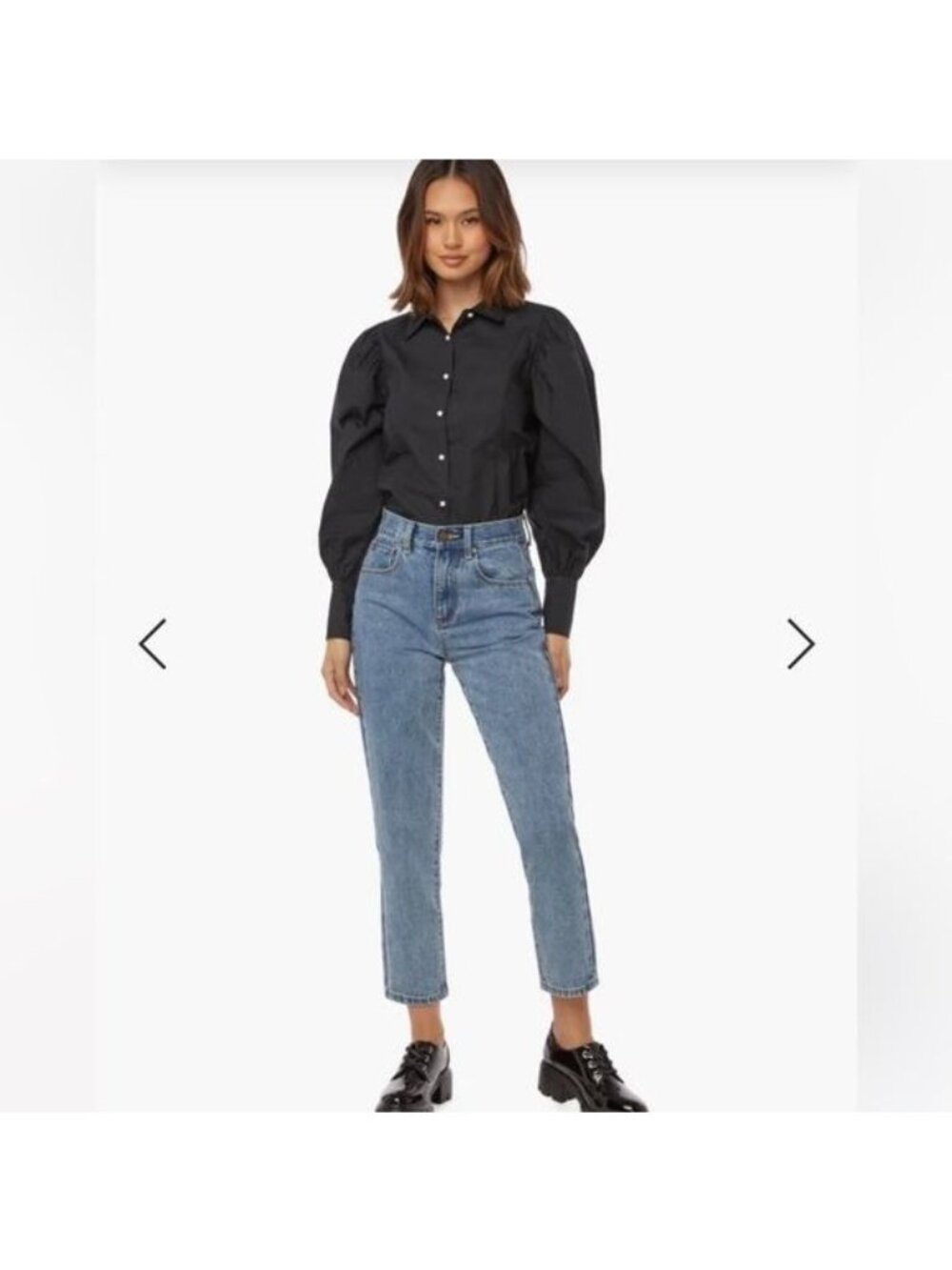Justfab Women’s Mom Jeans Size 16W Medium Wash Zip Fly Five Pocket Cotton NWT